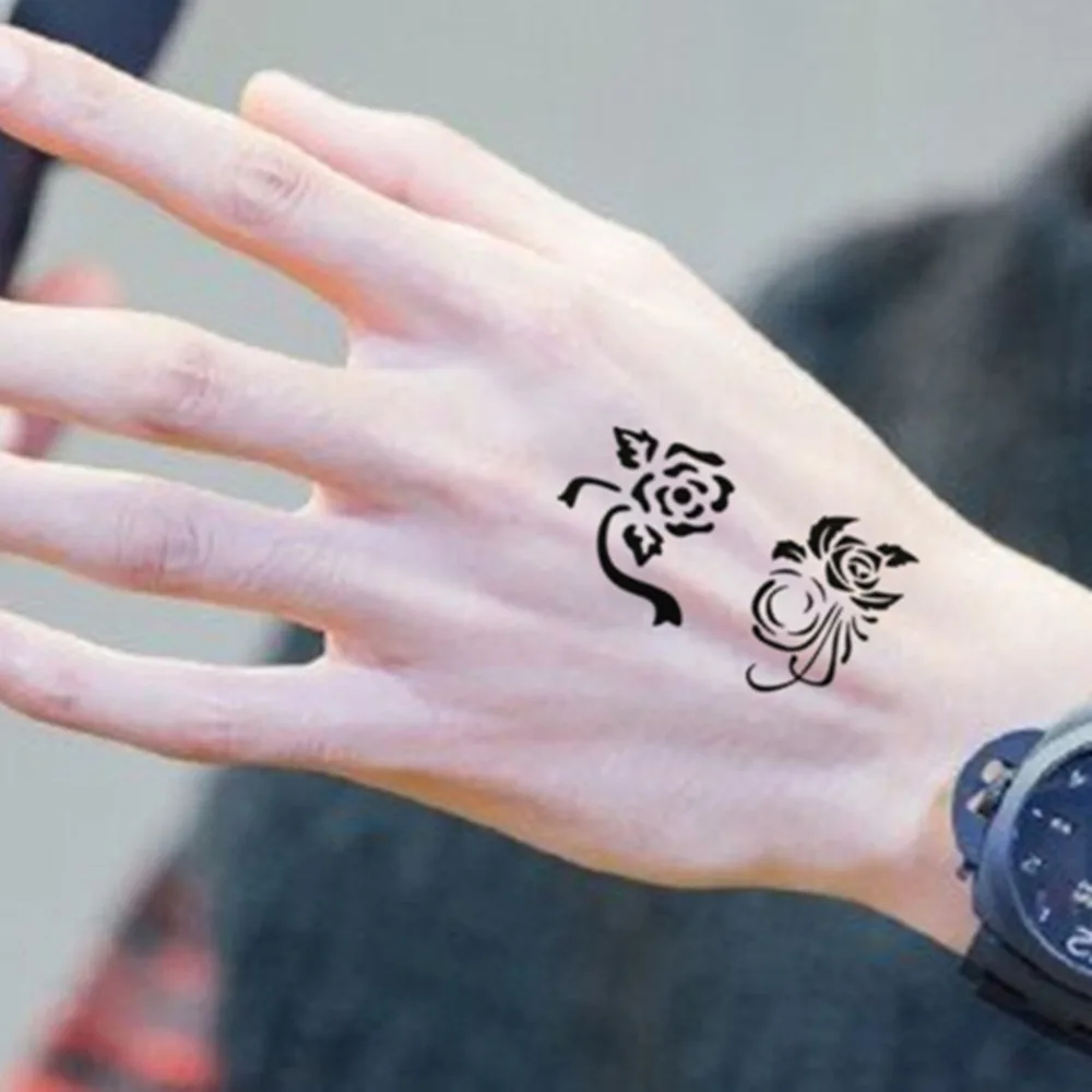 Горячий цветочный узор трафарет для рисования трафареты татуировки аэрограф