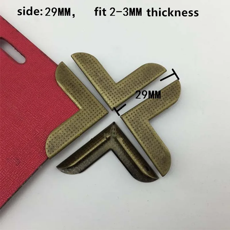 Бронзовые Защитные уголки для альбомов и меню винтажные античные в старинном