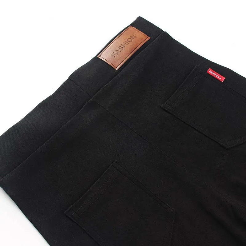 Женские брюки-карандаш из смешанной джинсовой ткани с карманами | Женская одежда