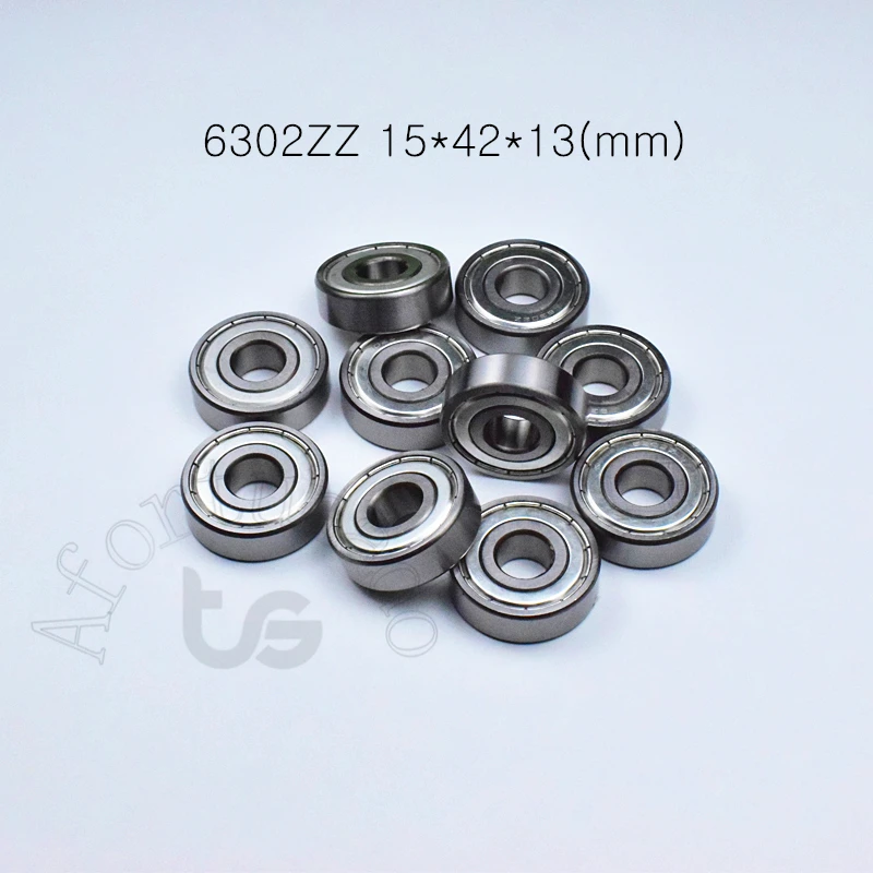 6302ZZ 15*42*13 (мм) 1 шт. Подшипник Бесплатная доставка abec 5 металлический герметичный