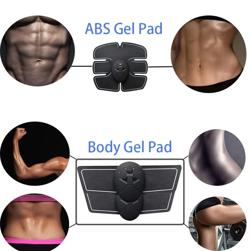 Dropshipping USB charger EMS Abdominal Muscle Stimulator Trainer Electric Cellulite Massager Body Shaping Massage Slim Belt Tool | Красота и