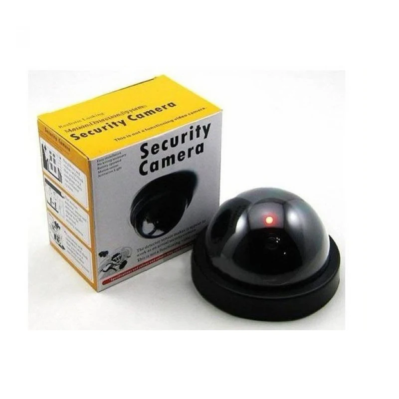 Value Pack 2 шт. пустышки CCTV Камера вспышки мигает светодиодный поддельные