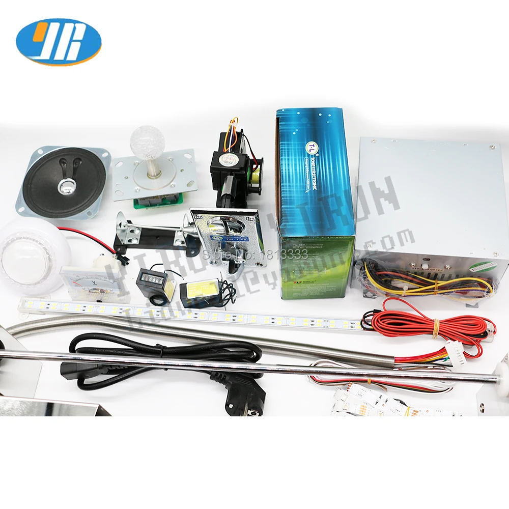 Игрушка кран машина DIY Kit коготь игровой автомат с печатной платы 53 см козловой джойстик монетоприемник Питание
