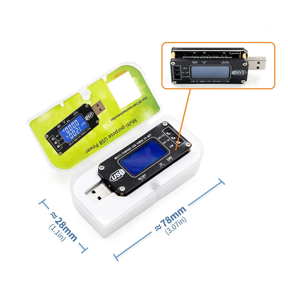 XY-MUP DC-DC CNC USB понижающий источник питания регулятор напряжения Модуль 5 В до 3,3 В 9 в 12 В 24 в Настольный модуль питания - Цвет: XY-MUP