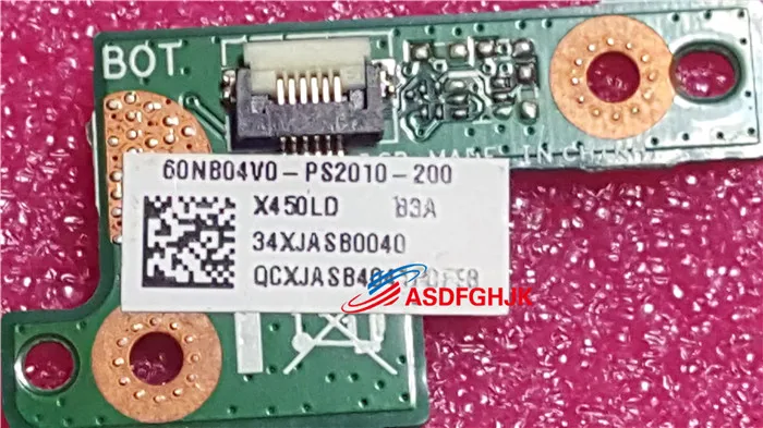 Оригинальная панель кнопки питания для Asus x450ld 60NB04V0-PS2010 100% ПРОВЕРЕНО ОК |