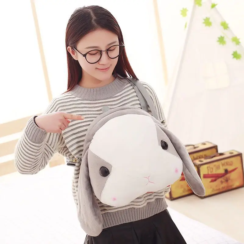 Милый плюшевый рюкзак с кроликом японский Рюкзак Kawaii Bunny мягкий Игрушечный