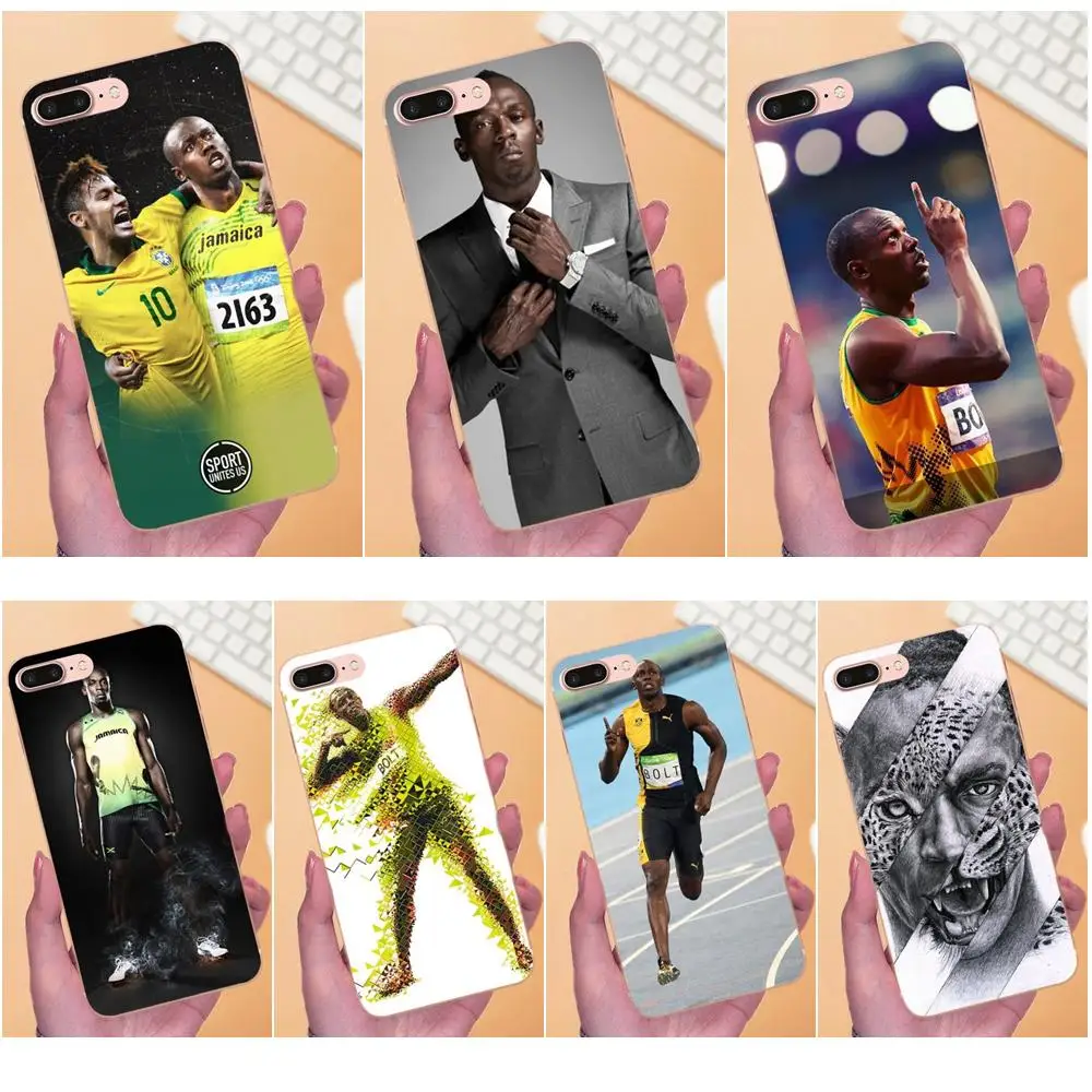 Спортивный самый быстрый человек в мире Usain болт для Samsung Galaxy Note 5 8 9 S3 S4 S5 S6 S7 S8 S9 S10