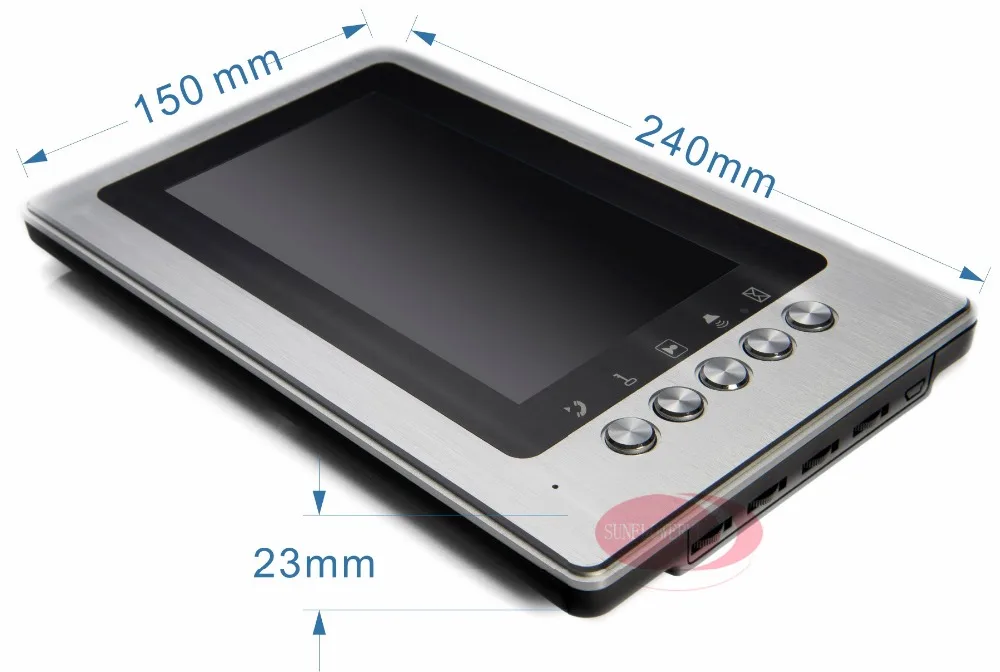 Домофон 7 &quotвидео монитор панель дверного замка для отпечатка пальца IP65