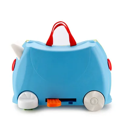 Детский чемодан может сидеть и кататься можно тащить ребенка мультяшный Детские