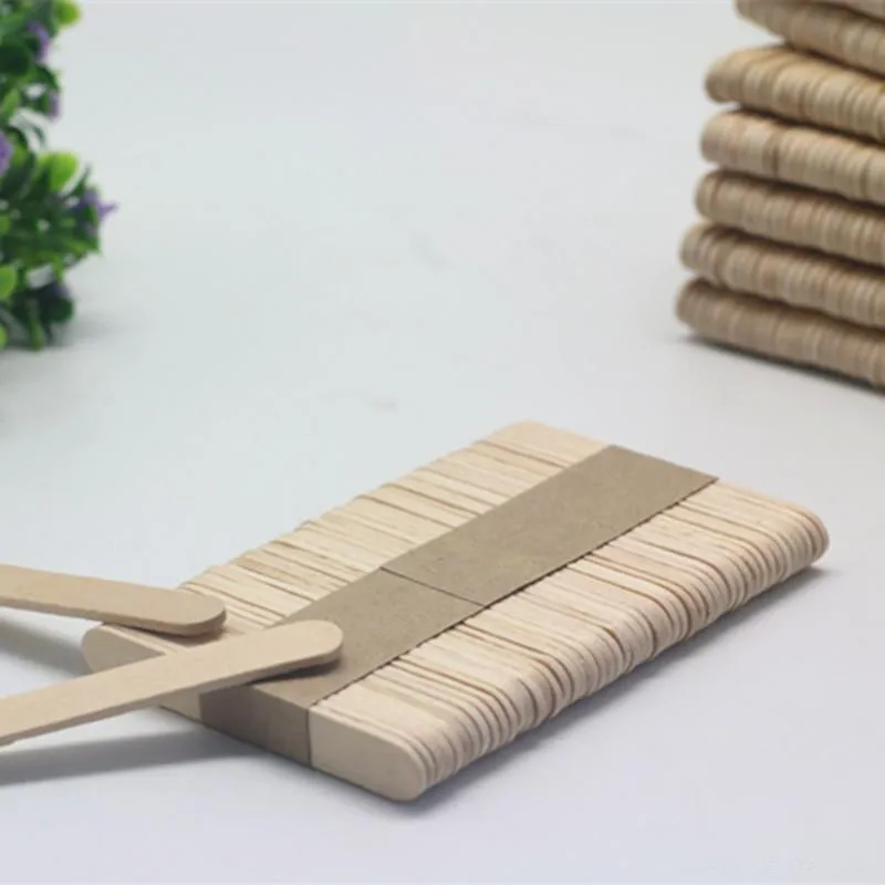 

50pcs/set Ice Cream Tools Birch Ice Cream Stick Popsicle Wooden Stick 93mm , 114mm