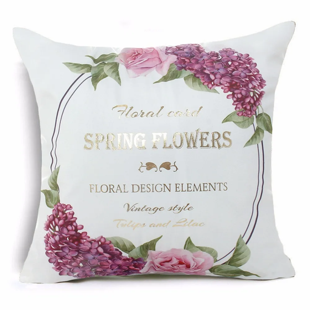 printed pillow cases Nordic Cotton Polyester Feather Printed Meaningful Words Home Decorative Pillow Cover | Дом и сад