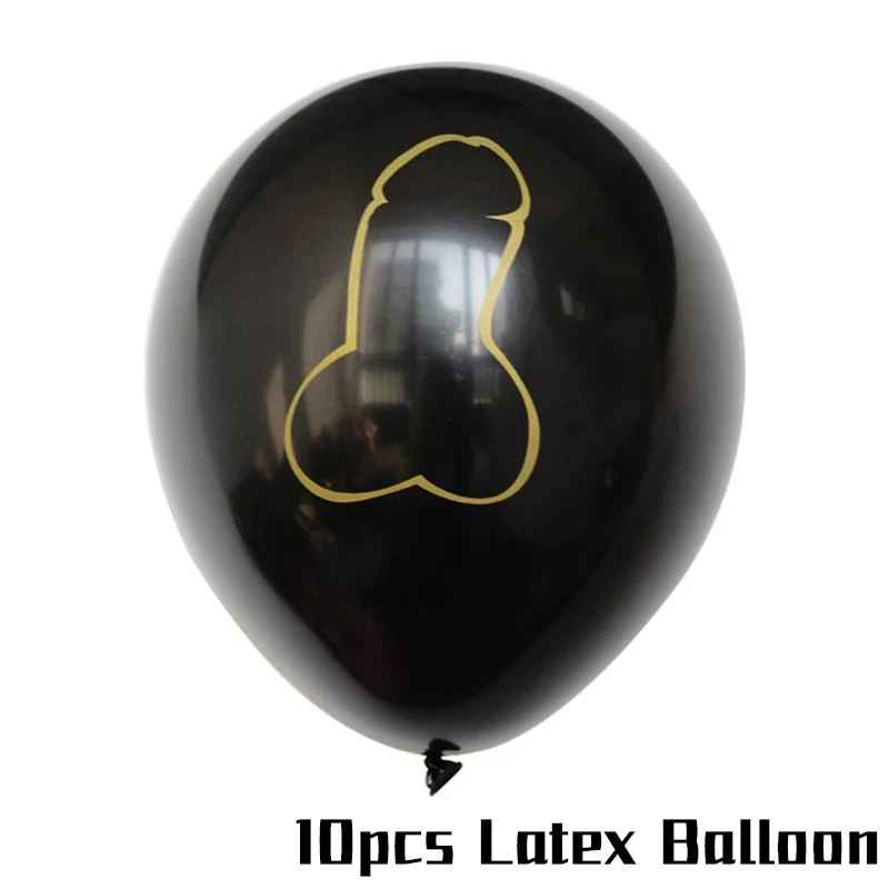 10pcs latex balloon Одноразовые девичьи вечерние столовые приборы для девичника, свадебные украшения для невесты, вечерние украшения для девичника - Цвет: 10pcs latex balloon