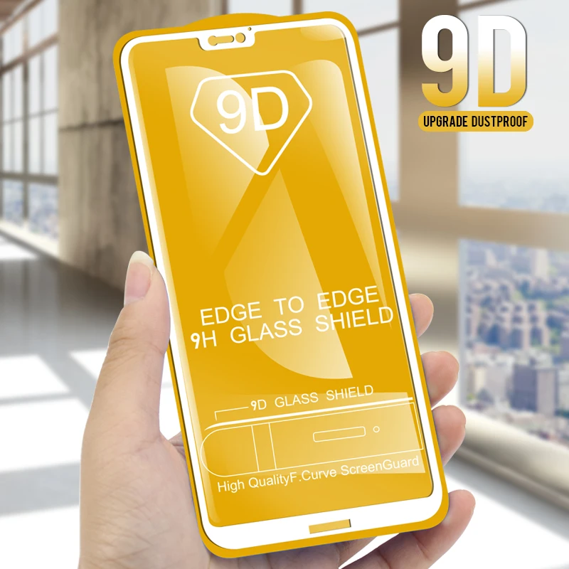9D полное покрытие закаленное стекло Защита экрана для Huawei Honor V20 20 20i 10 Lite 9S 9E 8S 8X Max