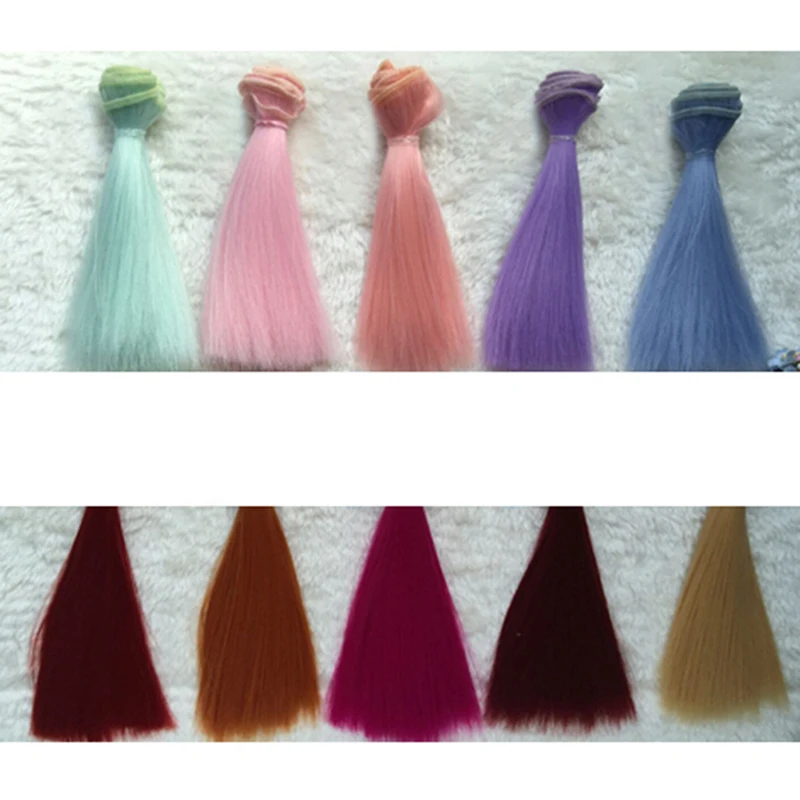 Refires 15 см * 100 черный Золотой коричневый хаки белый серый цвет короткий парик с