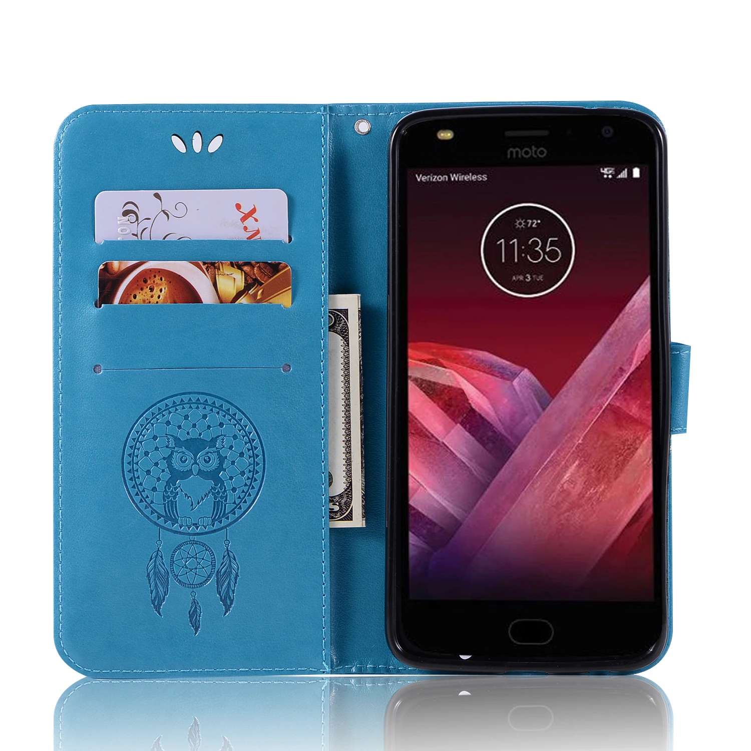 Чехол-книжка для Motorola Moto Z2 Play XT1710 чехол телефона чехлы-бумажники из искусственной