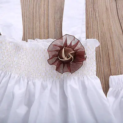Комплект из 3 предметов для девочек Pudcoco топ платье + брюки шапка костюм свадебной