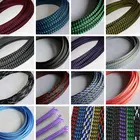 12 метровые Кабельные муфты 8 мм хлопковая пряжа оплетка проволока защита ПП + ПЭТ Нейлоновая кабельная муфта проволочная сетка шок для комплектов кабелей