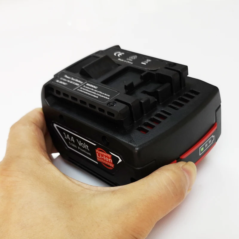 14,4 V 5000mah литий-ионная аккумуляторная батарея для аккумуляторной электрической дрели BOSCH BAT607, BAT607G, BAT614, BAT614G