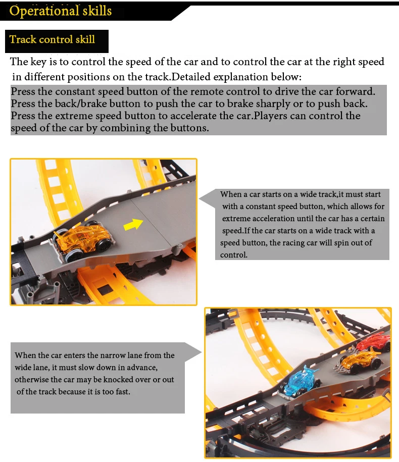 Дистанционный скоростной гоночный трек Return-air track детская развивающая игрушка подарок на день рождения детский гоночный трек соревнование автомобили набор игрушек