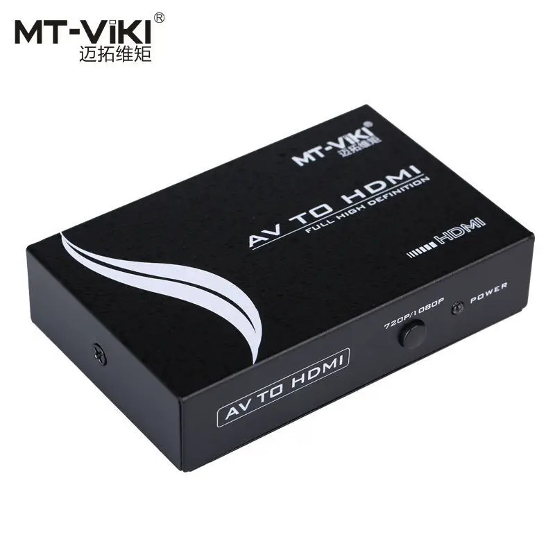 Фото Преобразователь AV в HDMI RCA, аналоговые аудио и видео в HDMI адаптер FHD 720P 1080P, опциональный гребешок AV2HDMI MT-Viki AH312 №3
