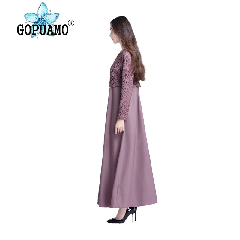 Женская мусульманская одежда abaya Дубай шифоновое Бандажное Макси мусульманское
