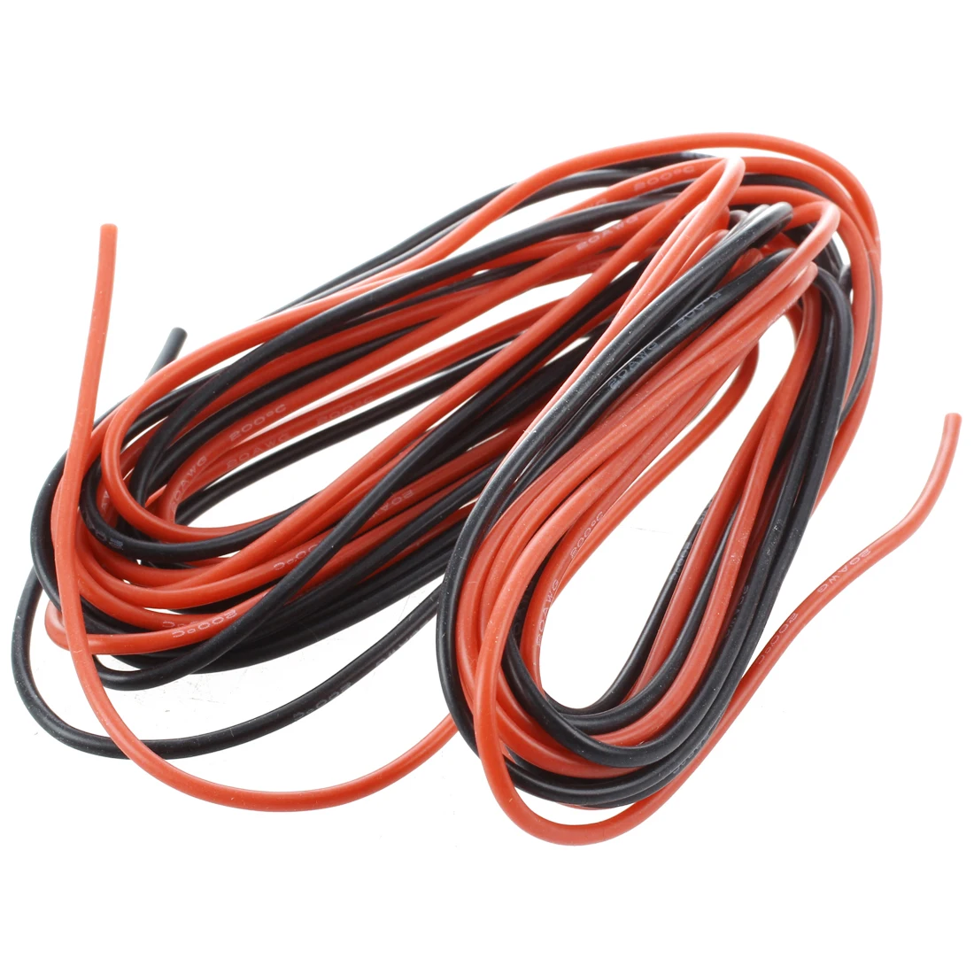 

2x 3M 20 Gauge AWG Silicone Rubber Wire Cable Red Black Flexible Dropshipping