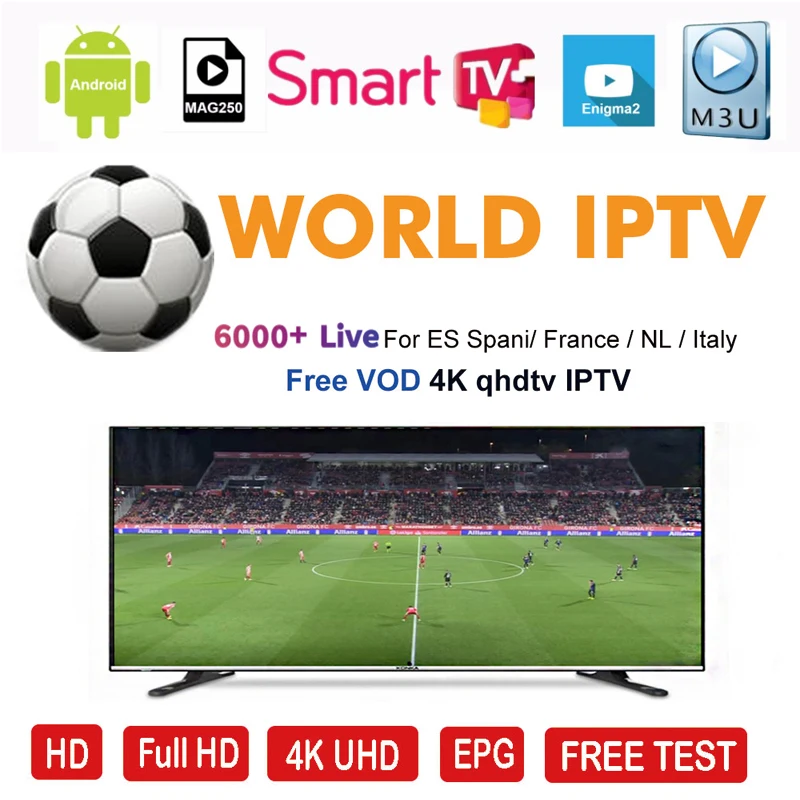4 K hd-канал лучший стабильный IP ТВ Великобритания США M3U Live Бесплатные IPTV