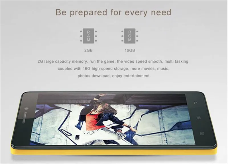Мобильный телефон lenovo K3 K30-T K30T, 1 ГБ ОЗУ, 16 Гб ПЗУ, Android 4,4, четырехъядерный процессор Snapdragon 410, 5 дюймов, ips, 1280x720 P, 2 Мп+ 8 МП