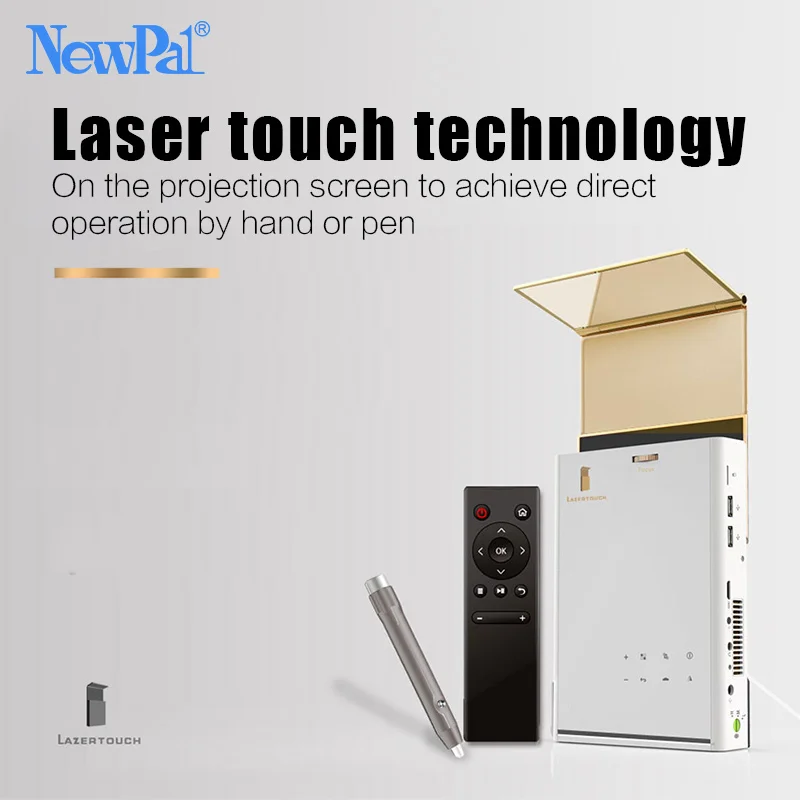 Лазерный проектор 250 ANSI люмен quad-core DLP 3D с лазерной Smart Touch Micro гигантский Экран для