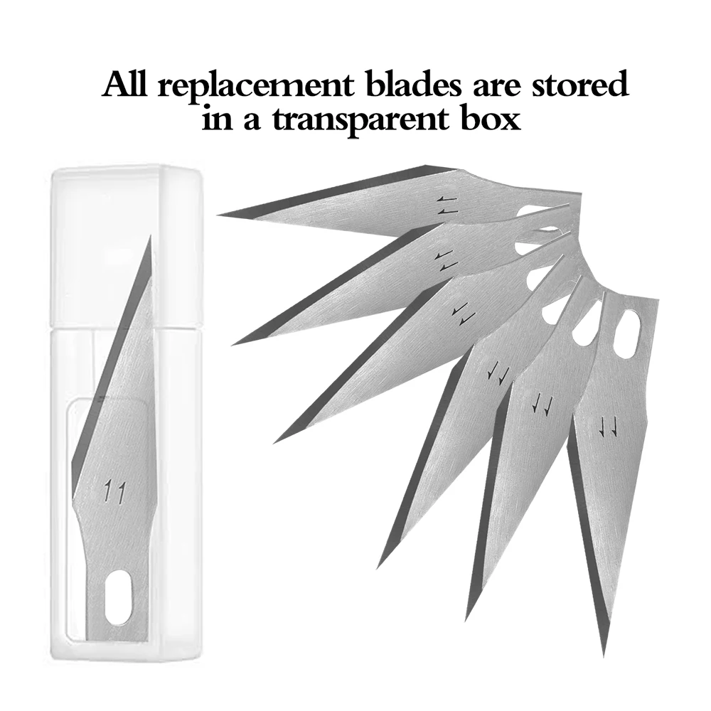 156 шт прецизионная ремесло Ножи комплект Exacto хобби Скульптура лезвия для резки