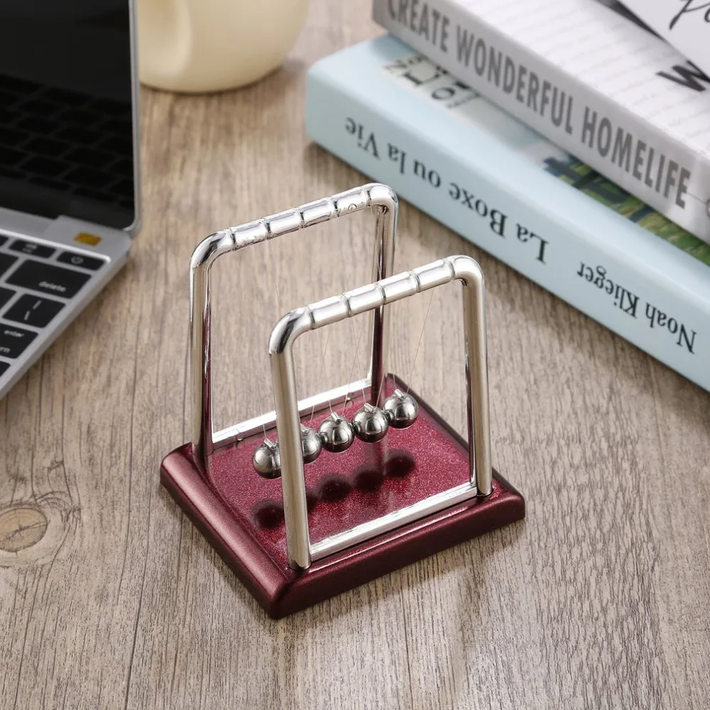 Новинка, 1 шт., обучающая настольная игрушка Newton, украшение для дома, аксессуары, стальной баланс, шар, физическая школа, Прямая поставка