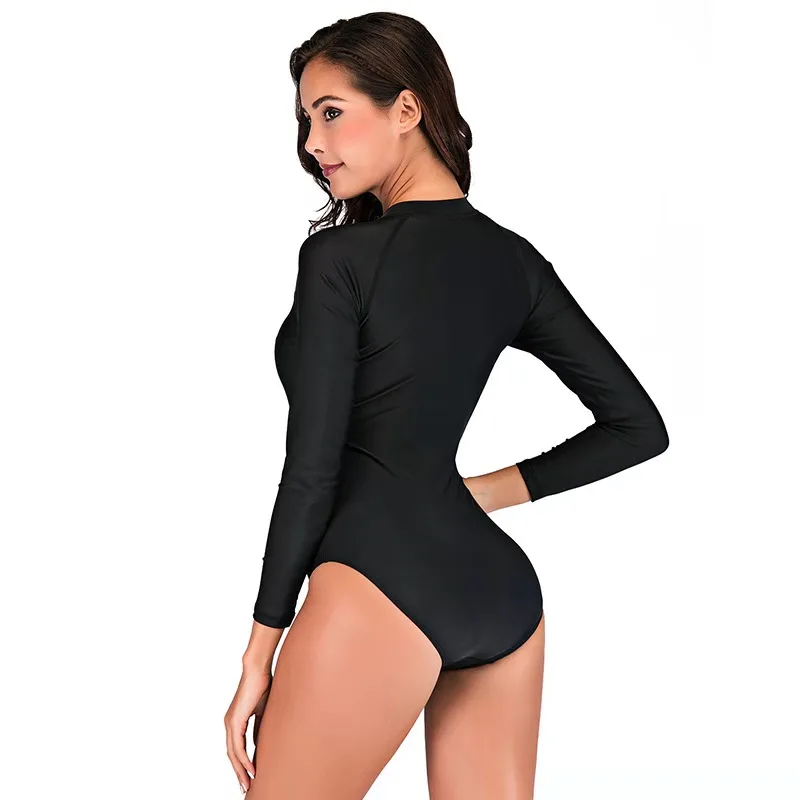 Новинка 2019 Цельный купальник Maillot De Bain с длинными рукавами одежда для серфинга