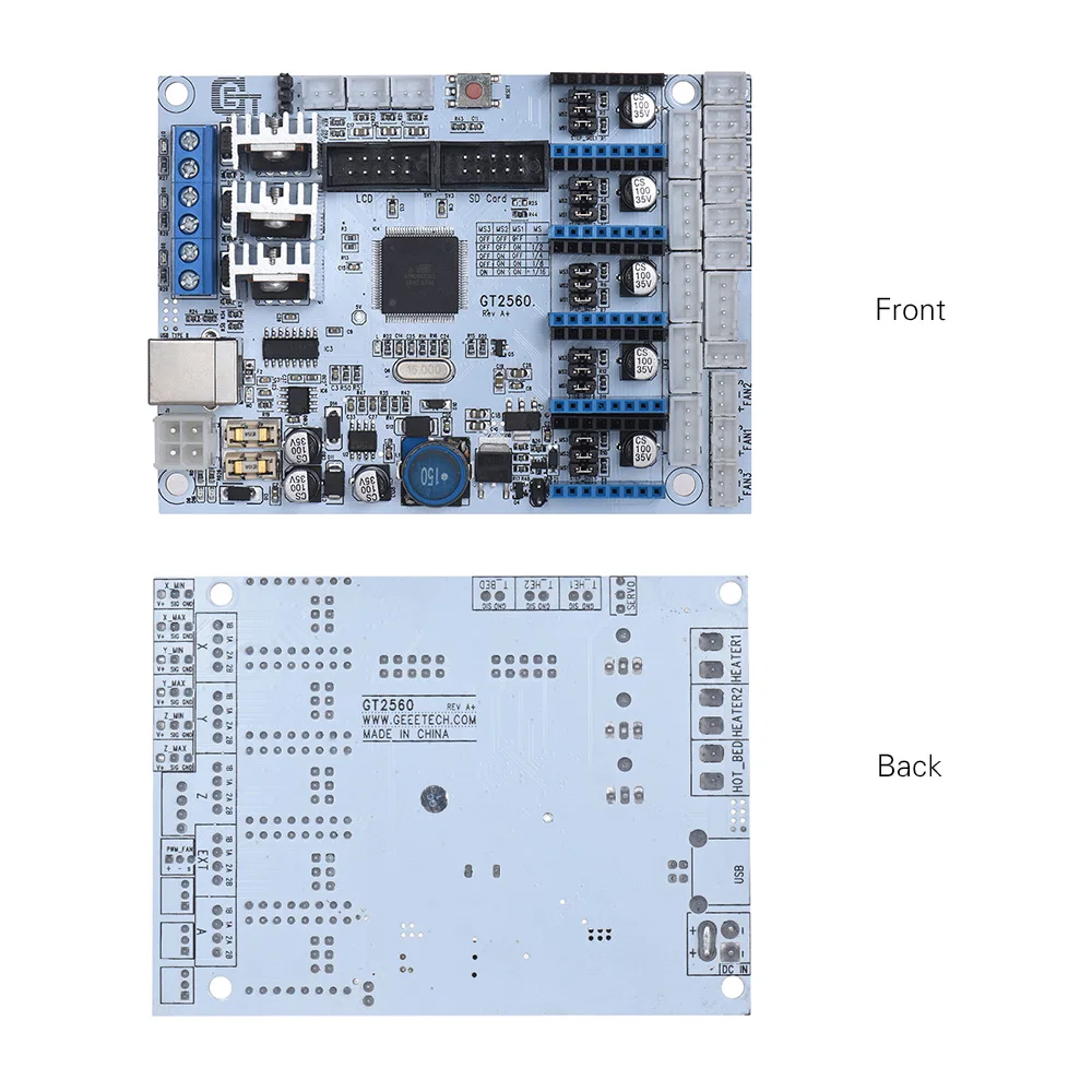 Запасная плата контроллера 3D принтера GT2560 Mega 2560 + Ultimaker/ Ramps 1 4 для Geeetech|Детали и