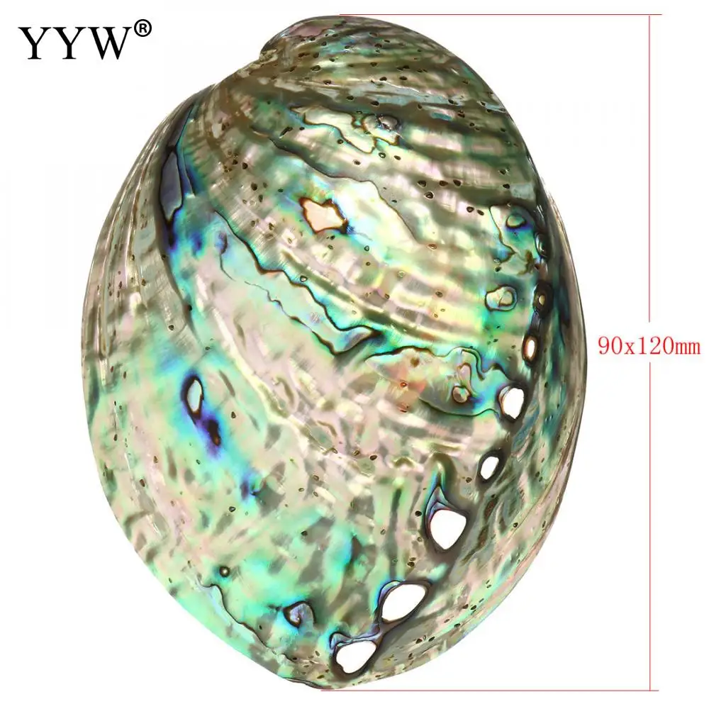 90x120x39 мм большая раковина Abalone (4-5 &quot) Радужная разноцветная овальная миска для