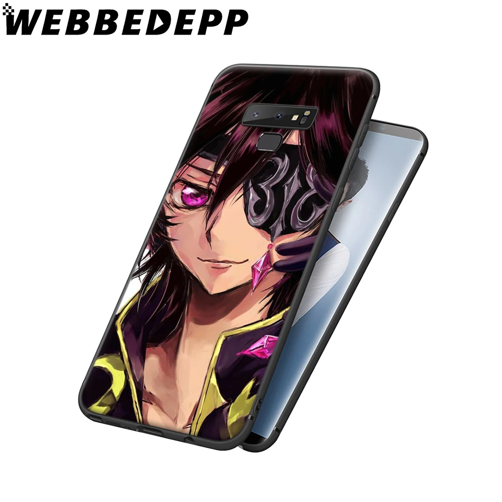 WEBBEDEPP код Geass аниме Мягкий ТПУ чехол для Samsung Galaxy Note8 9 A10 A20 A40 A50 A60 A70 M10 M20 M30|Бамперы| |