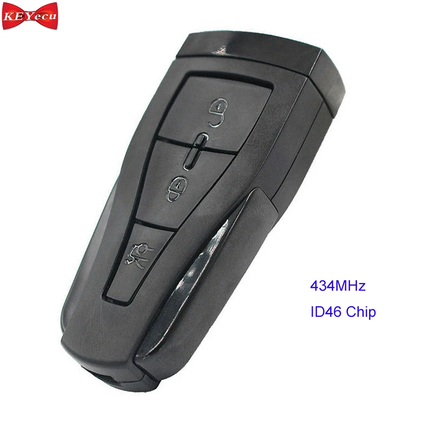 KEYECU для MG6 сменный умный пульт дистанционного управления автомобильный брелок 434