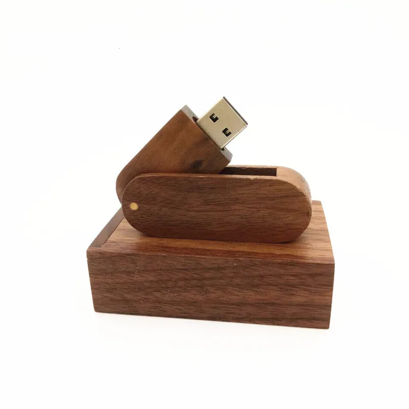 Лазер выгравировать логотип на заказ Деревянный Usb 2 0 палочки 4 32 ГБ флэш
