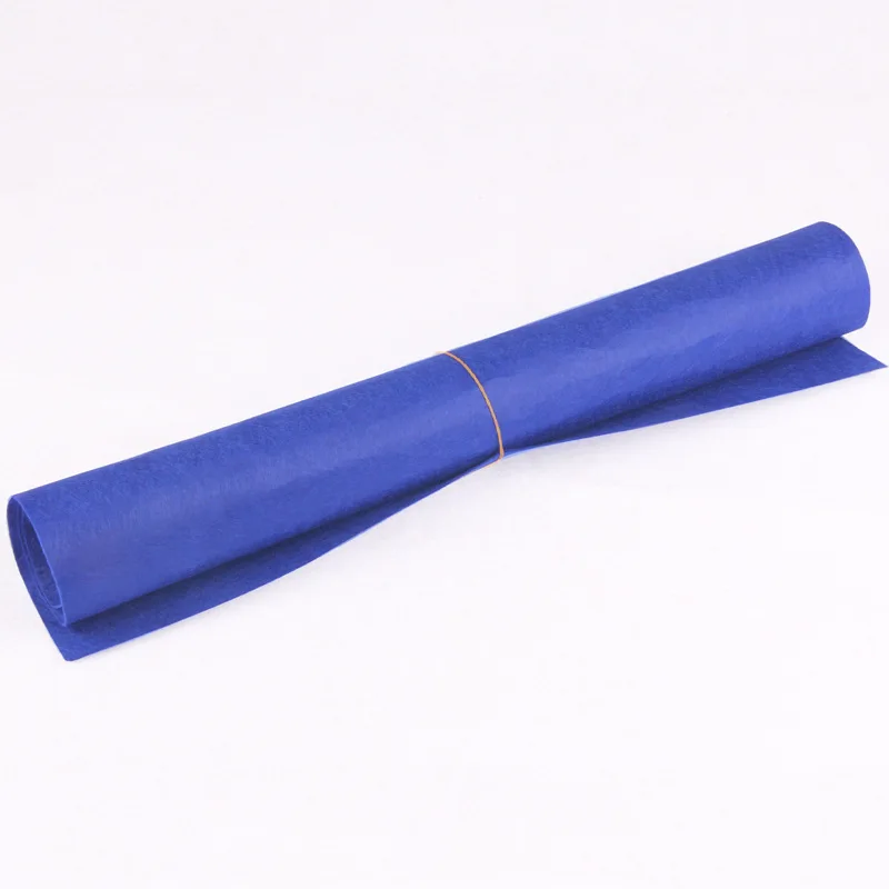 Royal Blue 50x40 см большой 1 шт. Нетканая фетровая Полиэстеровая ткань, войлочная ткань, принадлежности для детского сада для шитья кукол, аксессуары для рукоделия - Цвет: Royal Blue