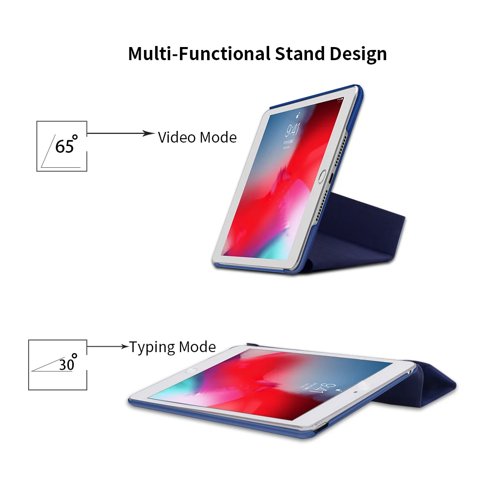 Чехол DOWSWIN для iPad Mini 5 2019 умный чехол с несколькими сложениями жесткая задняя