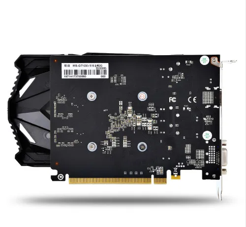 Maxsun MS-gt1030v Графика карта GeForce gt1030 2 ГБ 64bit GDDR5 pci-e 3.0 HDMI/VGA 384 cudr core 6000 мГц Поддержка