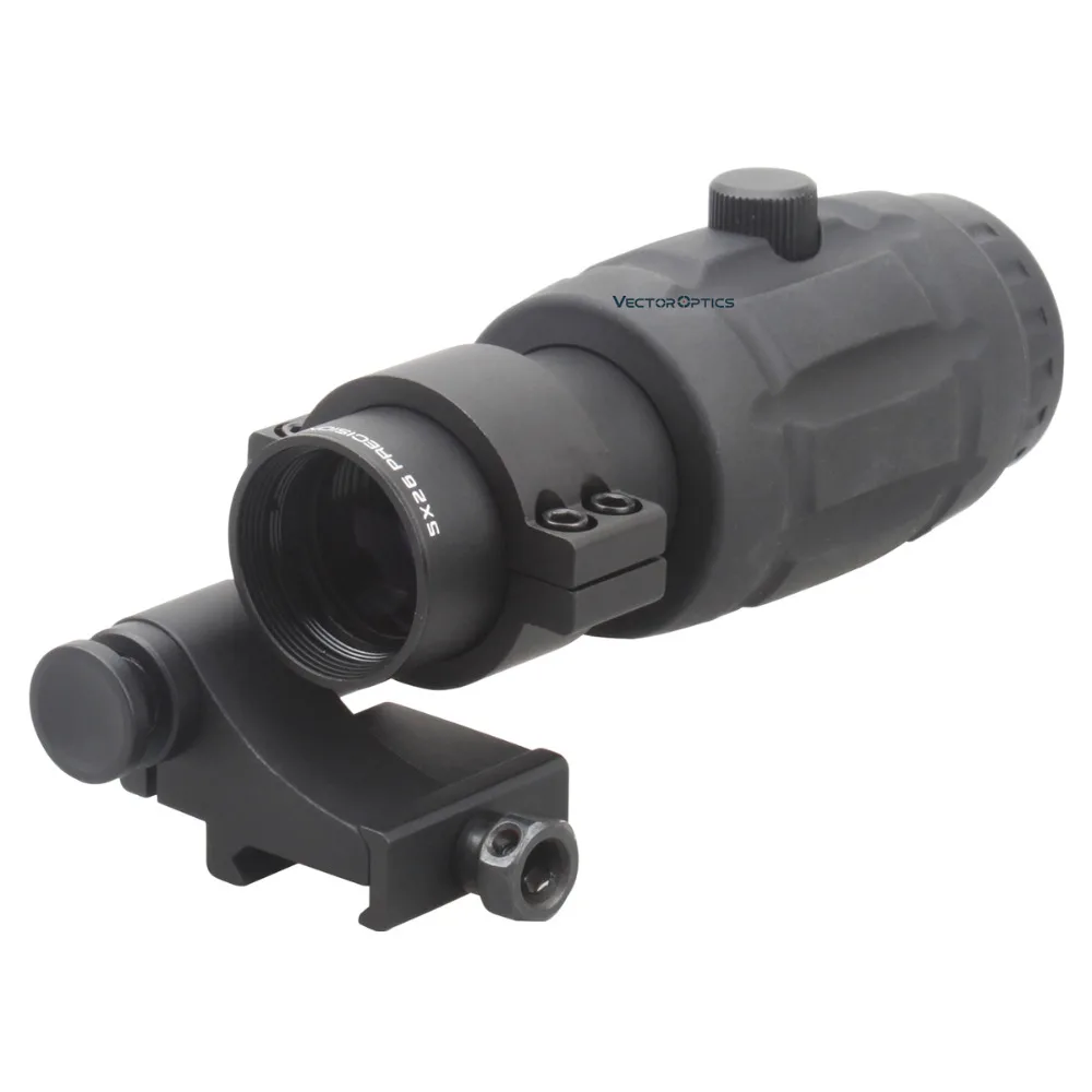 Векторная оптика тактическая Регулируемая 5x лупа подходит для Red Dot HOLO Sight с
