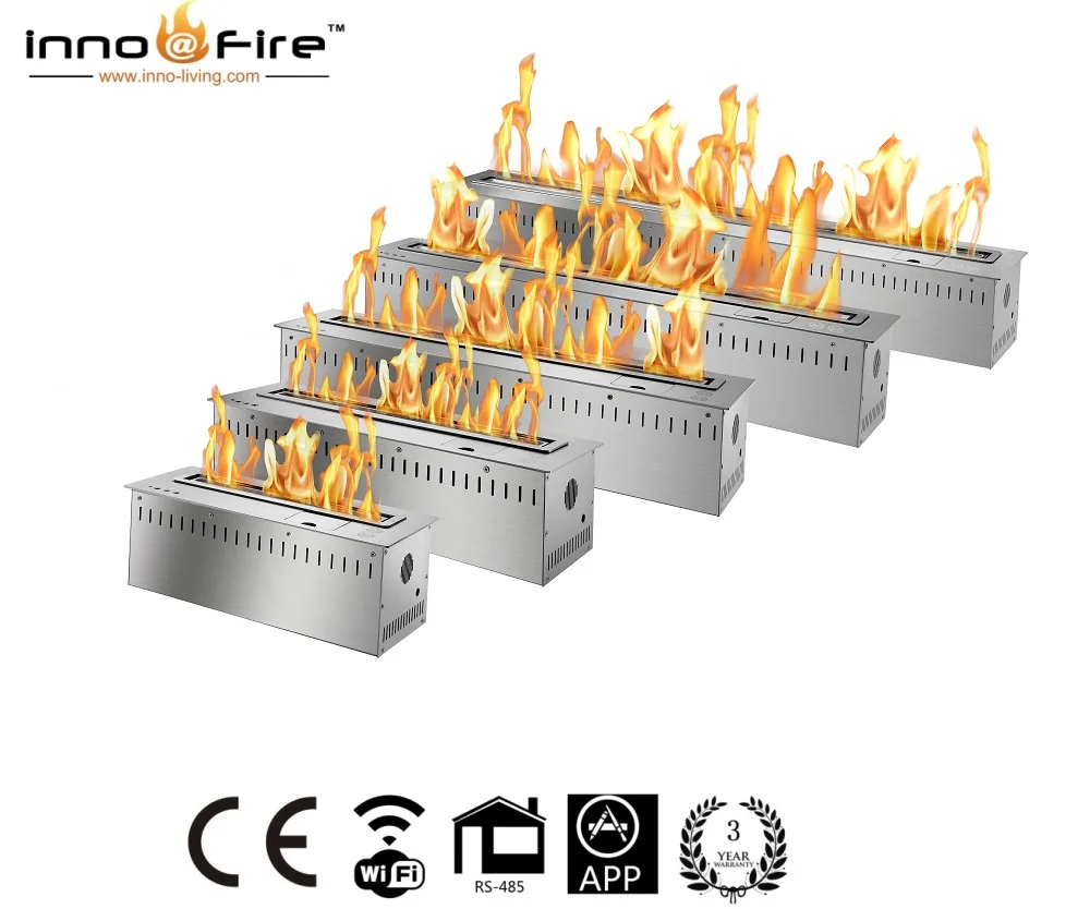 Inno living fire 24 inch ethanol ventless fireplace with remote control | Обустройство дома