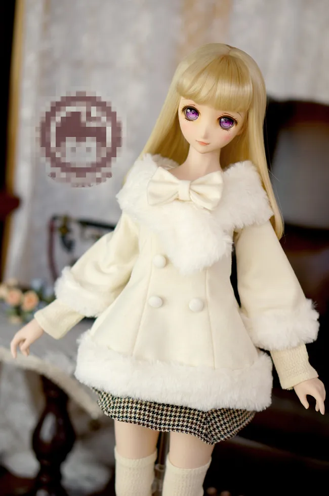 Красивое двубортное пальто для кукол BJD 1/3 CW19|doll clothes|for bjdbjd coat |