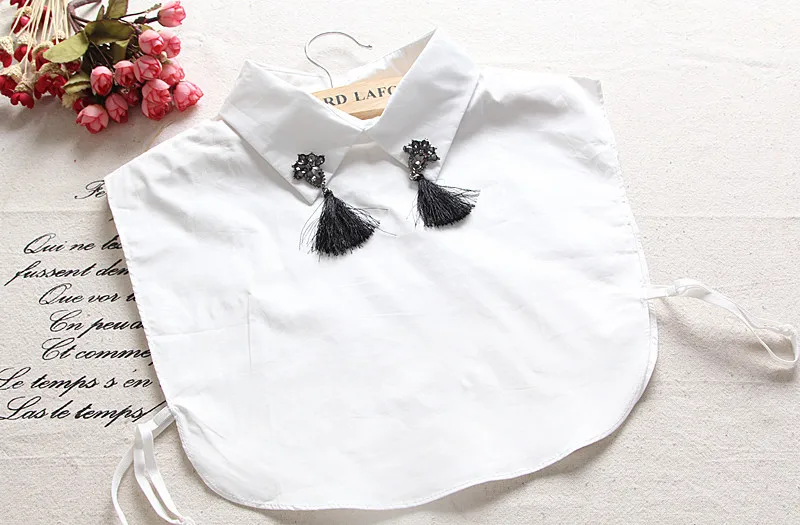 Женский шифоновый свитер с бусинами белая демисезонная рубашка имитацией