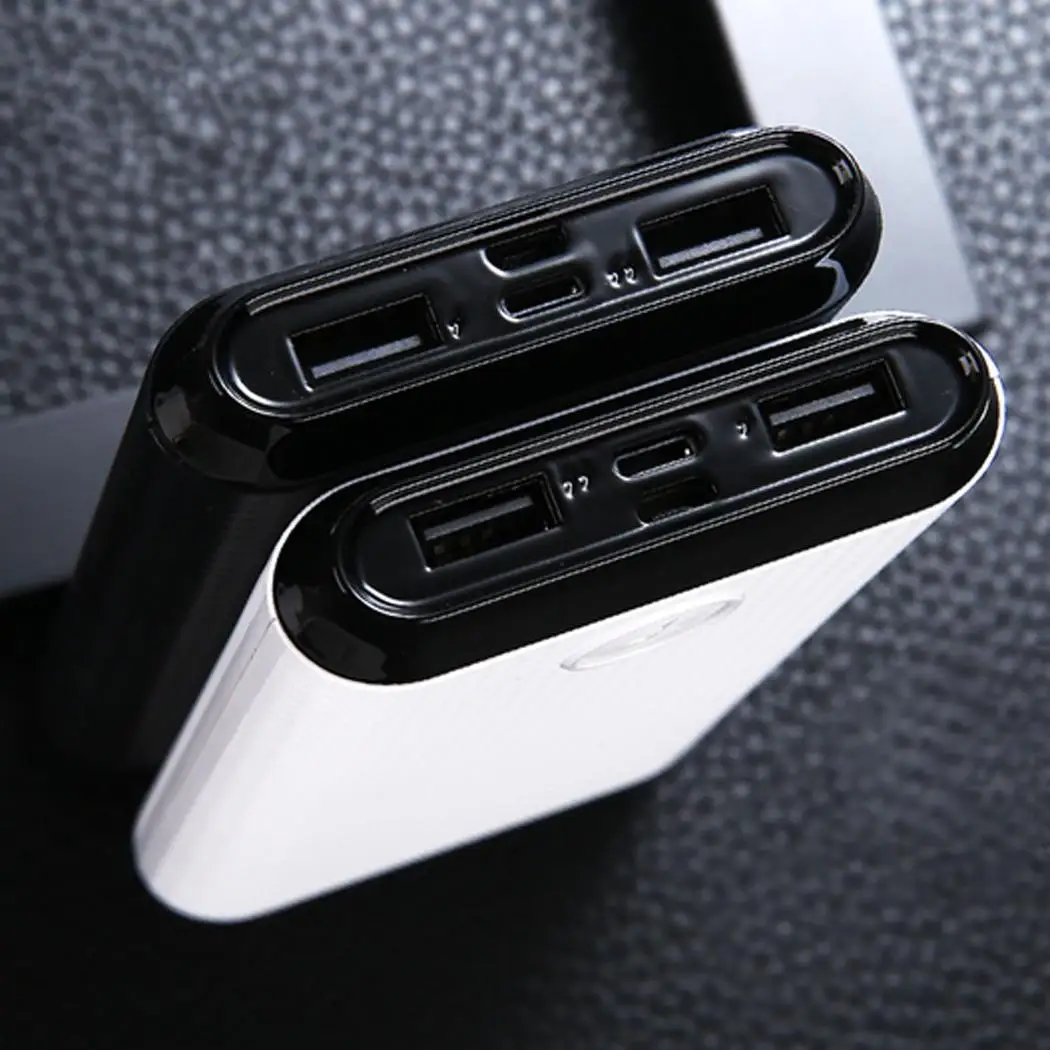 6 шт. 18650 Dual usb порты DIY батарея 5 В/2A коробка для хранения запасные аккумуляторы