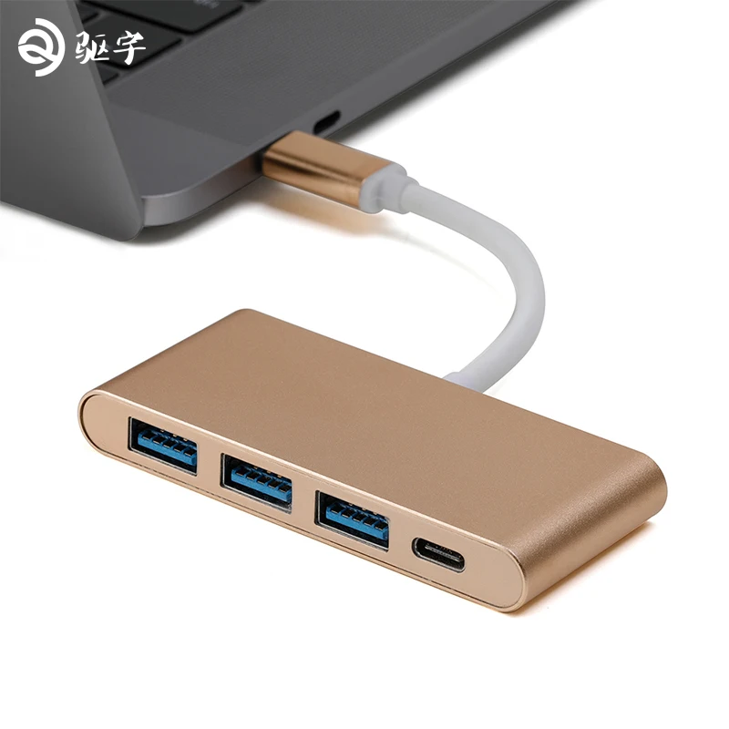 Тип C Multi Порты и разъёмы концентратор USB 3 1 до 4 концентратора USB3.0 PD зарядки