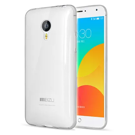 Чехол для meizu mx5 прозрачный мягкий силиконовый чехол из ТПУ тонкий мобильного