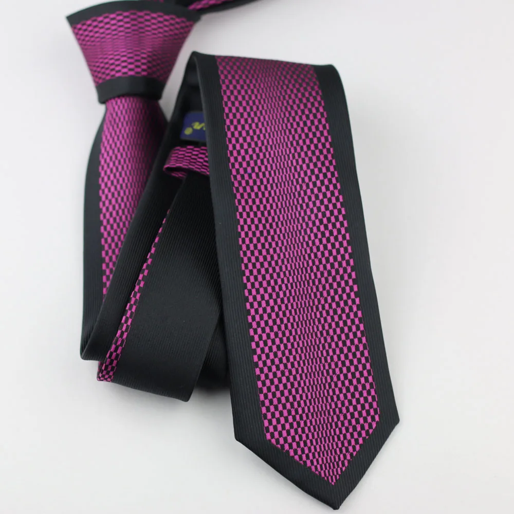 Мужские галстуки для костюма новый дизайн черная окантовка с