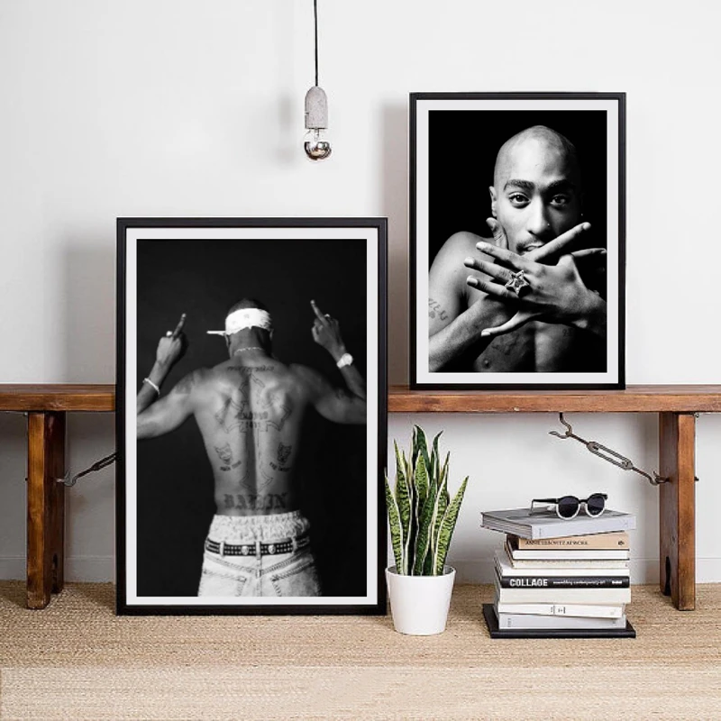 Печатные модульные HD картины стены искусства холст Tupac Amaru Shakur живопись скандинавские современные Плакаты для гостиной украшения дома