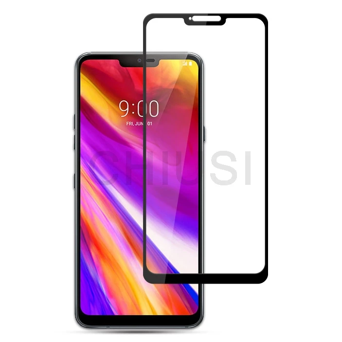 Для LG G7 ThinQ/G7 Fit/G7 один Экран протектор 2.5D уровень твердости 9H полный охват